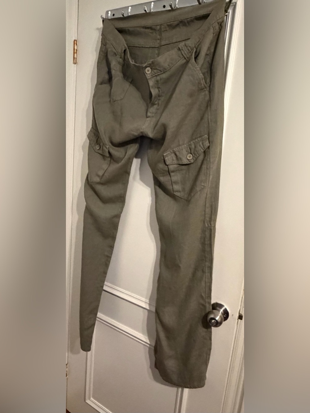 Iceberg Men's Cargo Pants in Olive Green